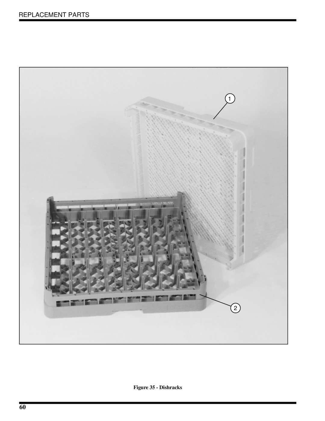 Moyer Diebel MH-6LM2, MH-6NM2, MH-60M2 technical manual Dishracks 