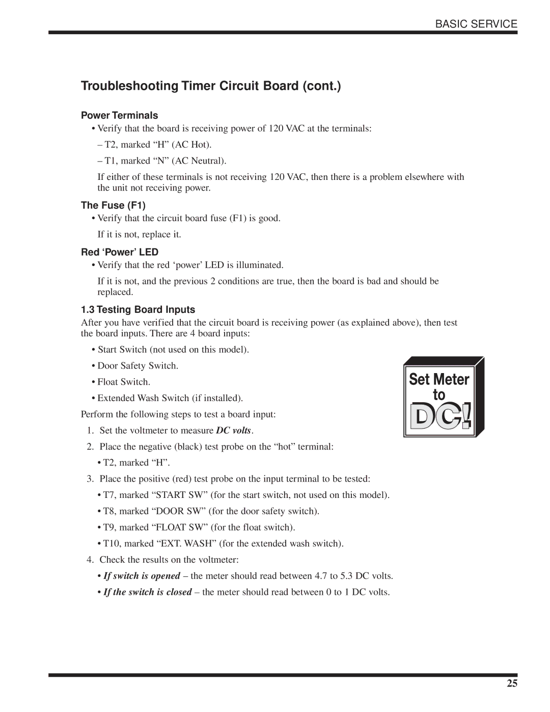 Moyer Diebel MH-6NM5, MH-6LM5, MH-60M5 technical manual Fuse F1 