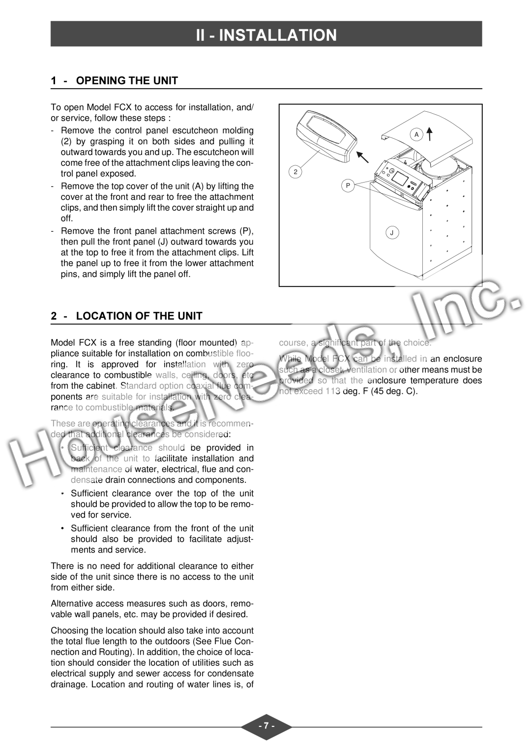 MPI Technologies FCX manual 167$//$7,21, 231,1*7+81,7, $7,2127+81,7 