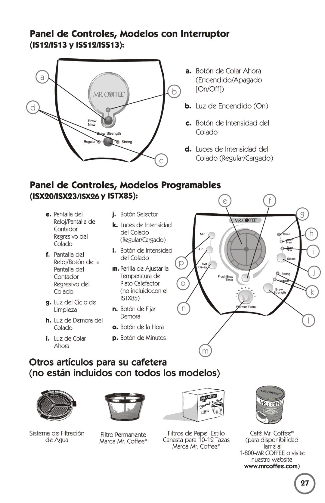 Mr. Coffee 115949 manual 