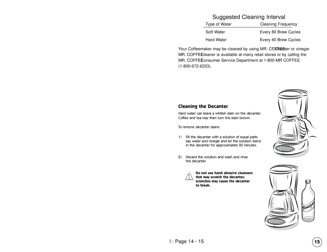 Mr. Coffee ES10, ESX10, ESS11, ESX33, ESX11, ES11, ESX30, ESS10 user manual Adjusting the Warmer Plate Temperature, Cleaning 