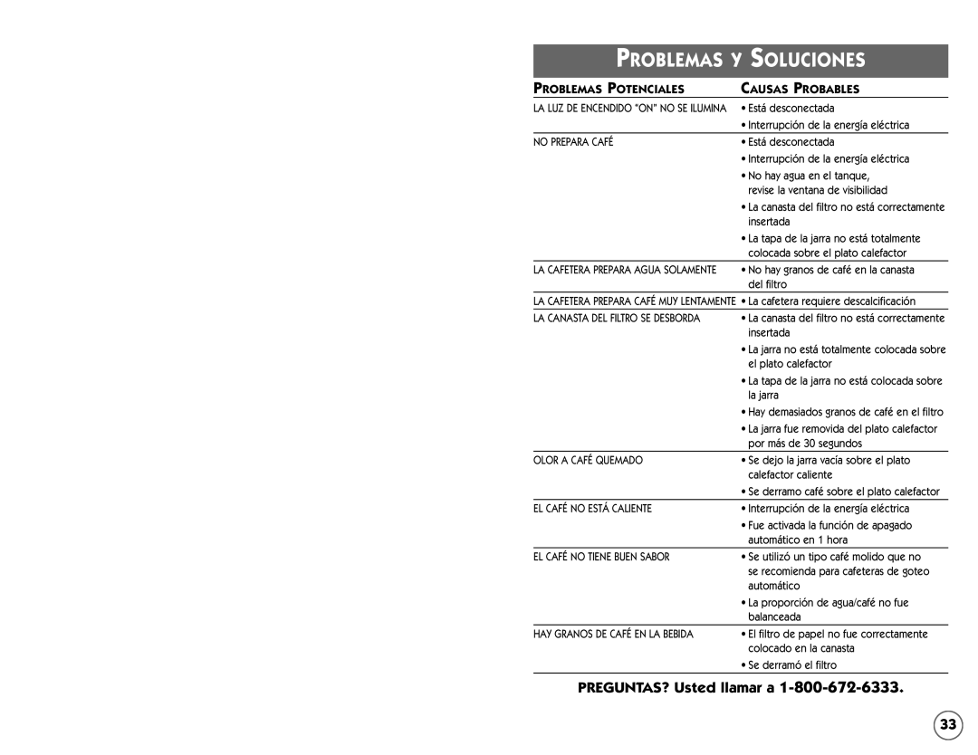 Mr. Coffee ESX10, ESS11, ESX33, ESX11, ES11, ESX30, ES10, ESS10 user manual Intervalos de Limpieza Sugeridos, Limpieza de la Jarra 