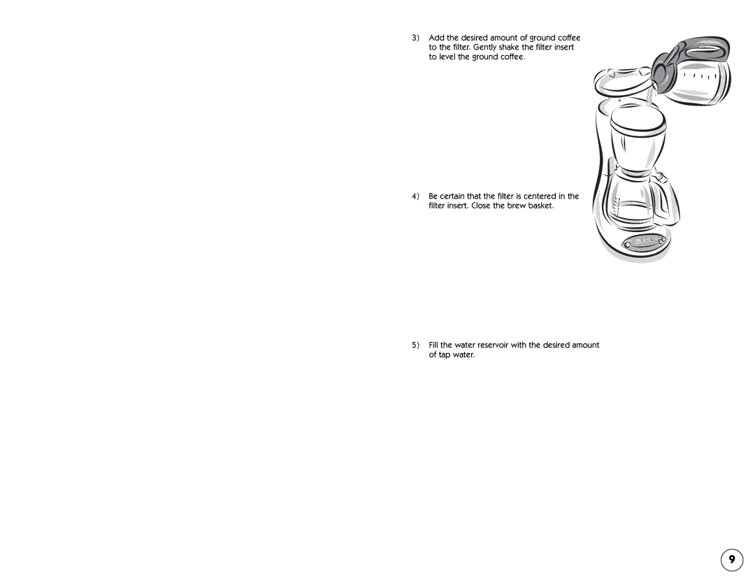 Mr. Coffee ESS11, ESX10, ESX33, ESX11, ES11, ESX30, ES10, ESS10 user manual 