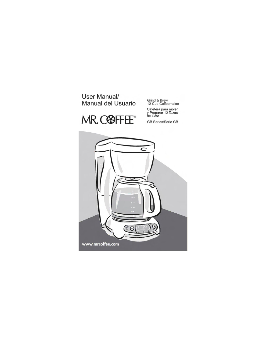 Mr. Coffee GB Series manual 