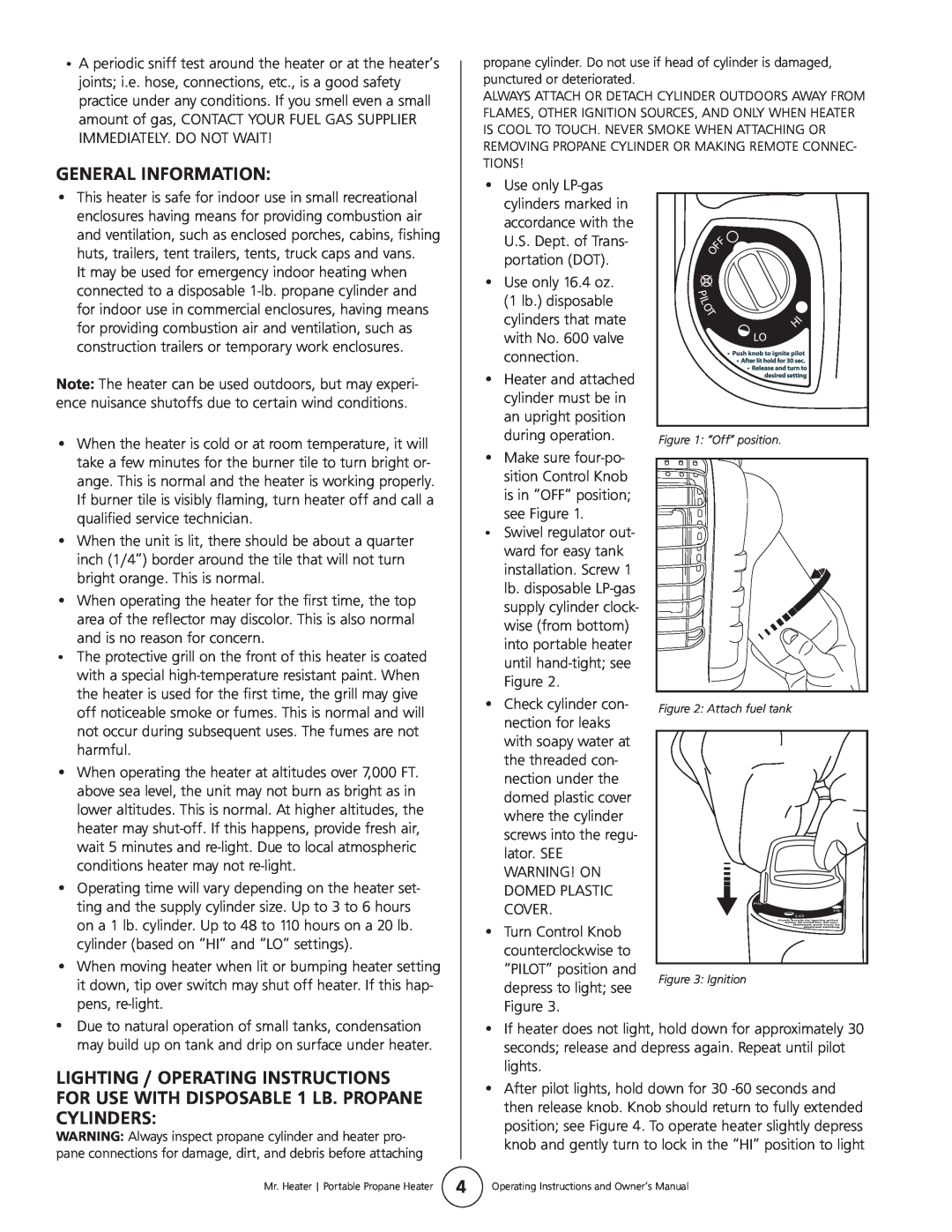 Mr. Heater MH9BX owner manual General Information 