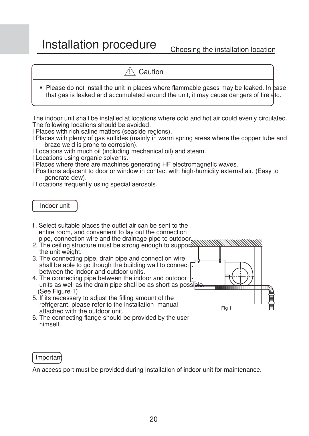 MRV Communications AE182FCAHA, AE092FCAHA manual Installation procedure Choosing the installation location 