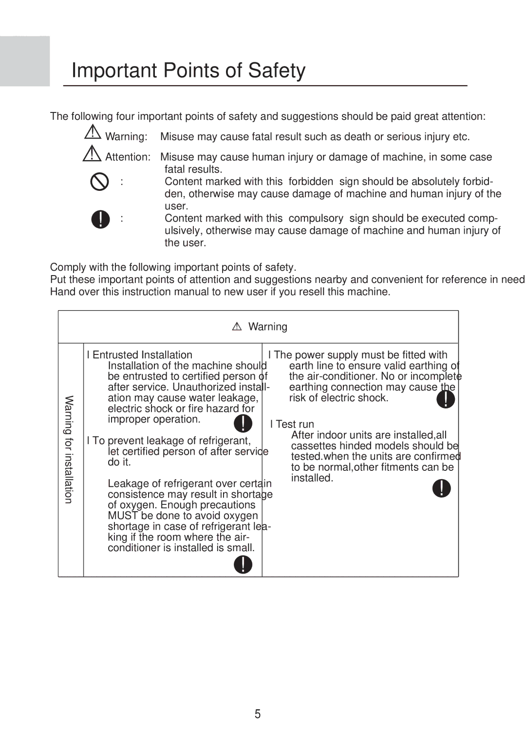 MRV Communications AE092FCAHA, AE182FCAHA manual Important Points of Safety 