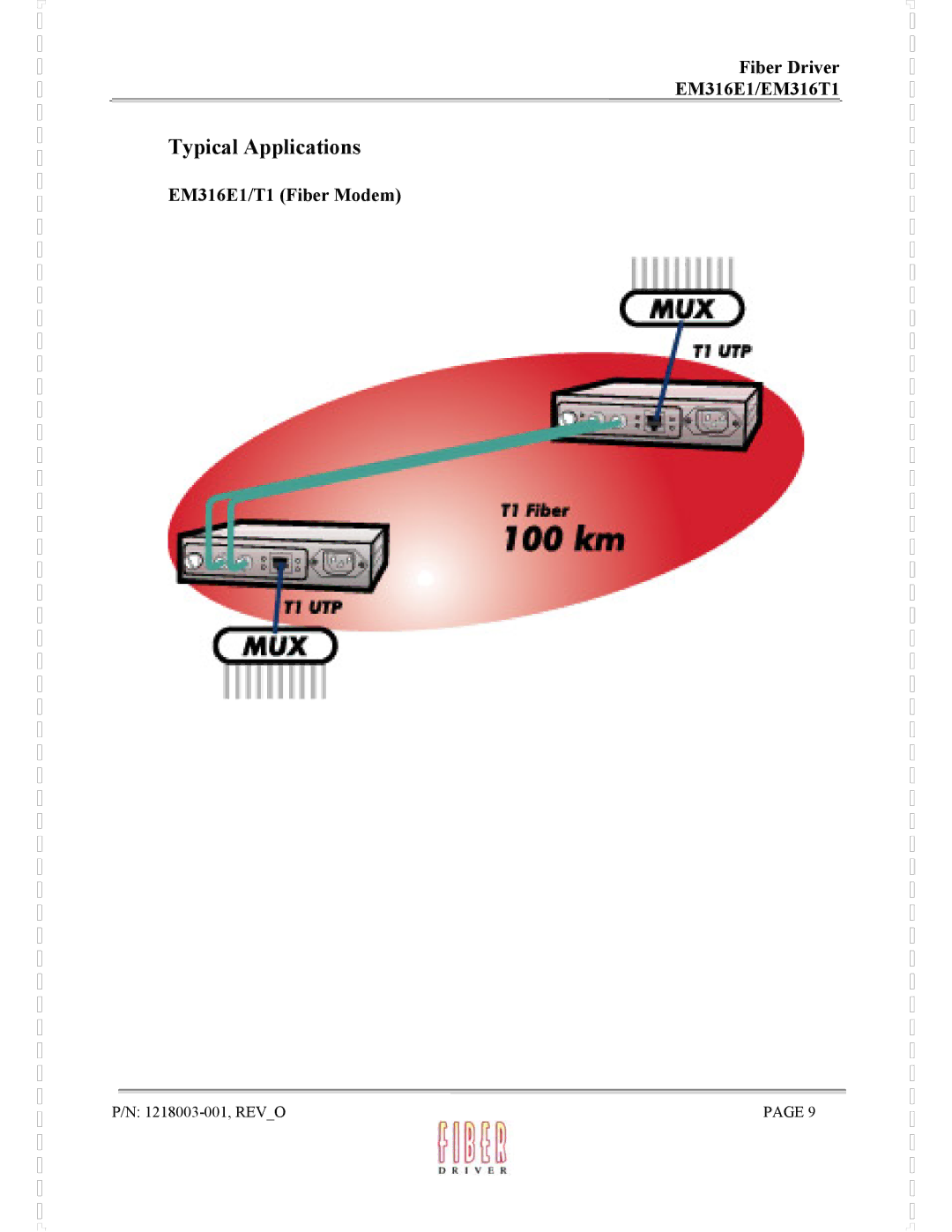 MRV Communications EM316T1, EM316E1 manual Typical Applications 