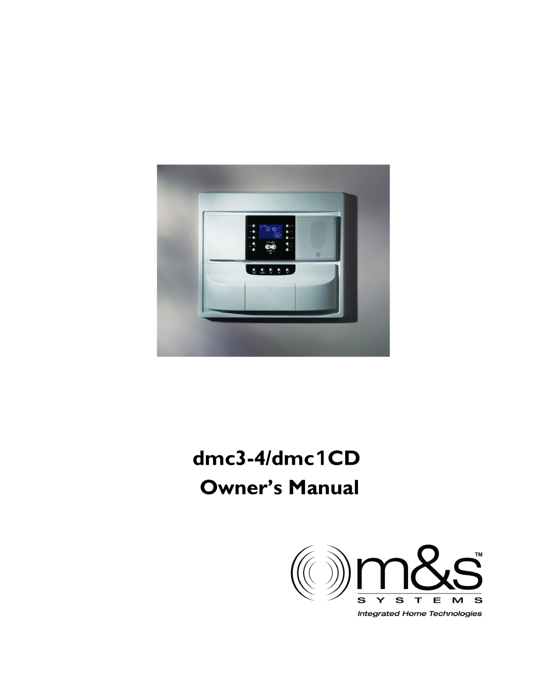 M&S Systems dmc3-4/dmc1 owner manual 