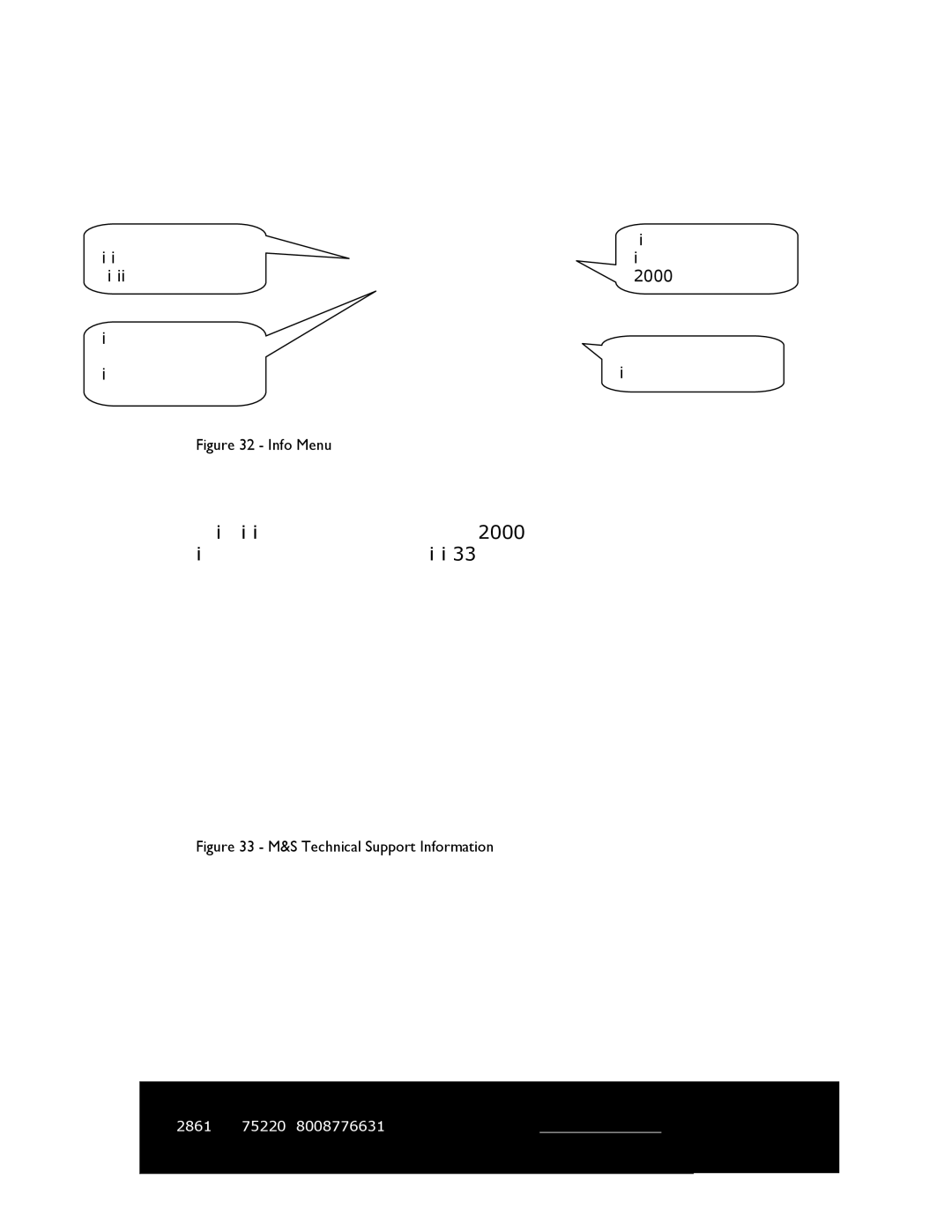 M&S Systems MC2000 owner manual Info Menu 