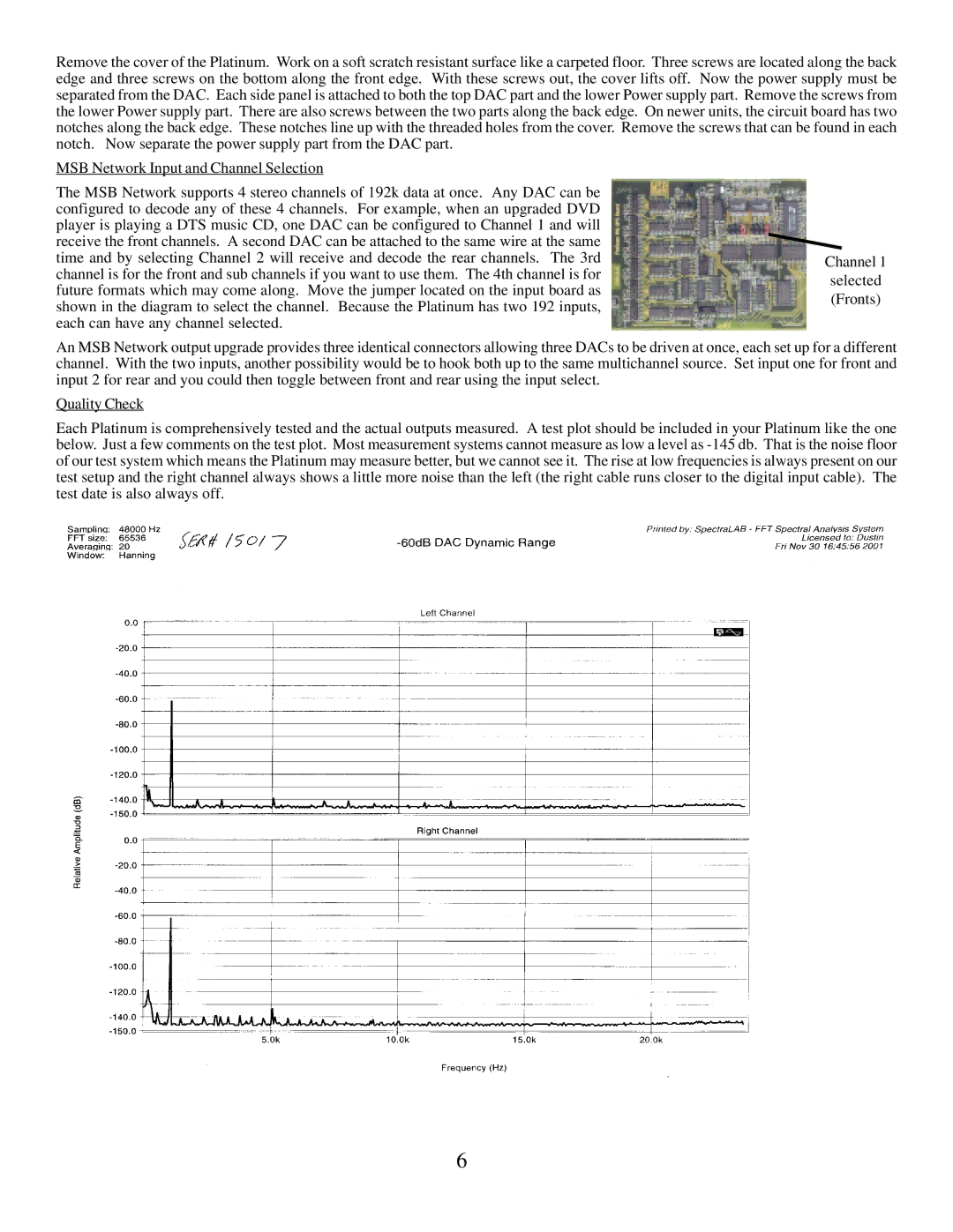 MSB Technology DAC II user manual 