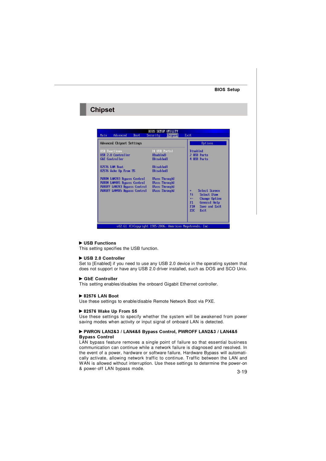 MSI 3200 Network manual Chipset 