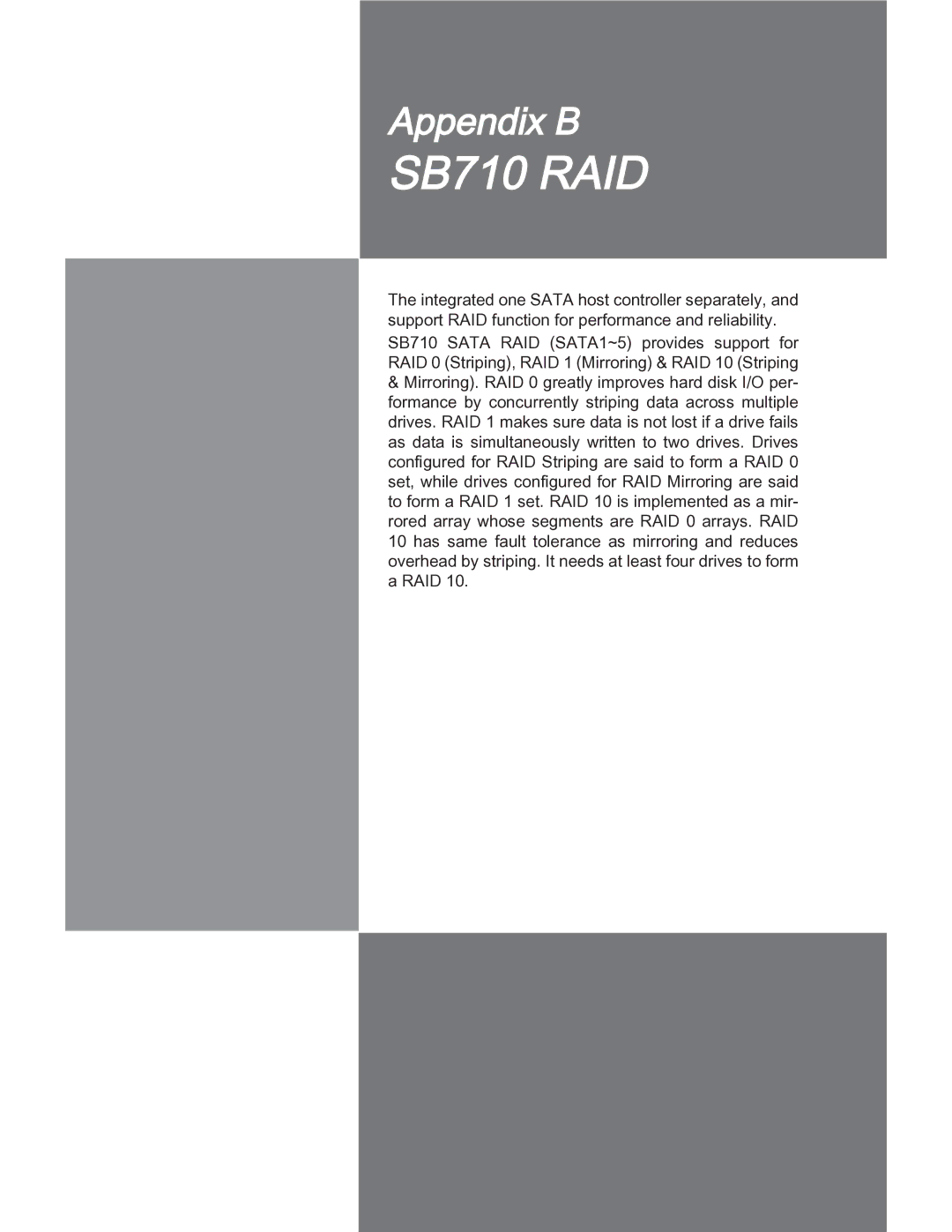 MSI 760GM manual SB710 RAID 