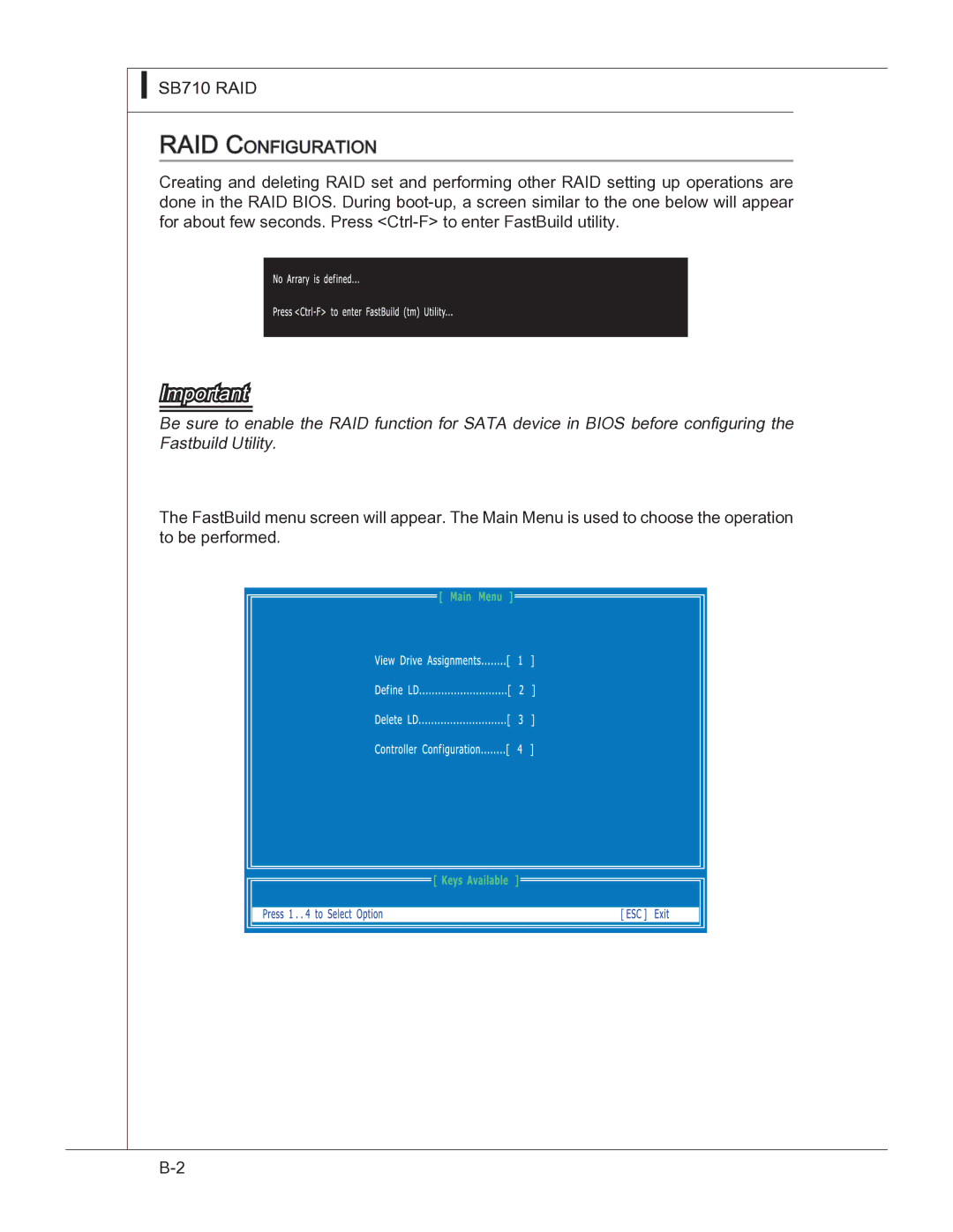 MSI 760GM manual RAID Configuration 