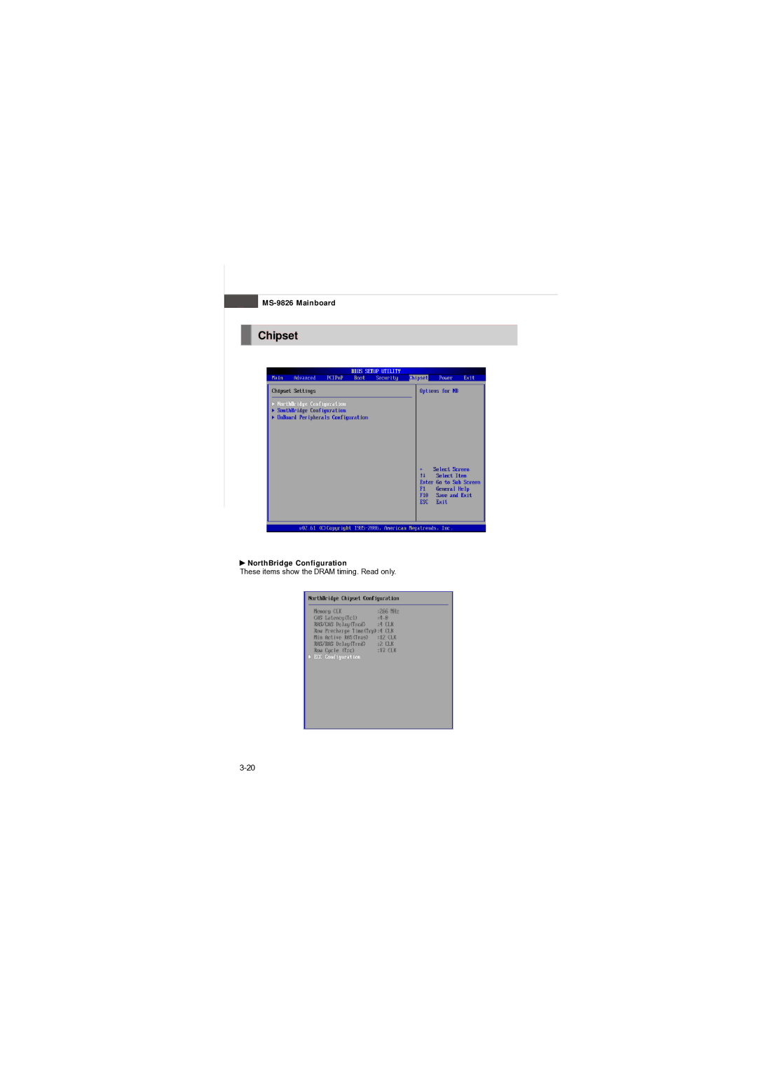 MSI AM-690E manual Chipset, NorthBridge Configuration 