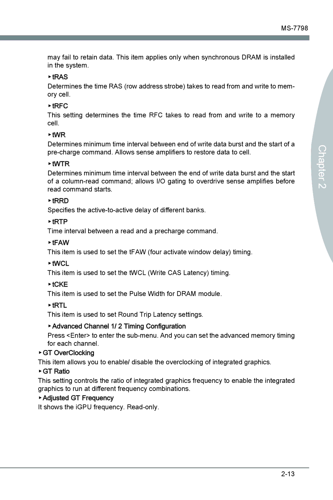 MSI B75MA-G43 manual Chapter 