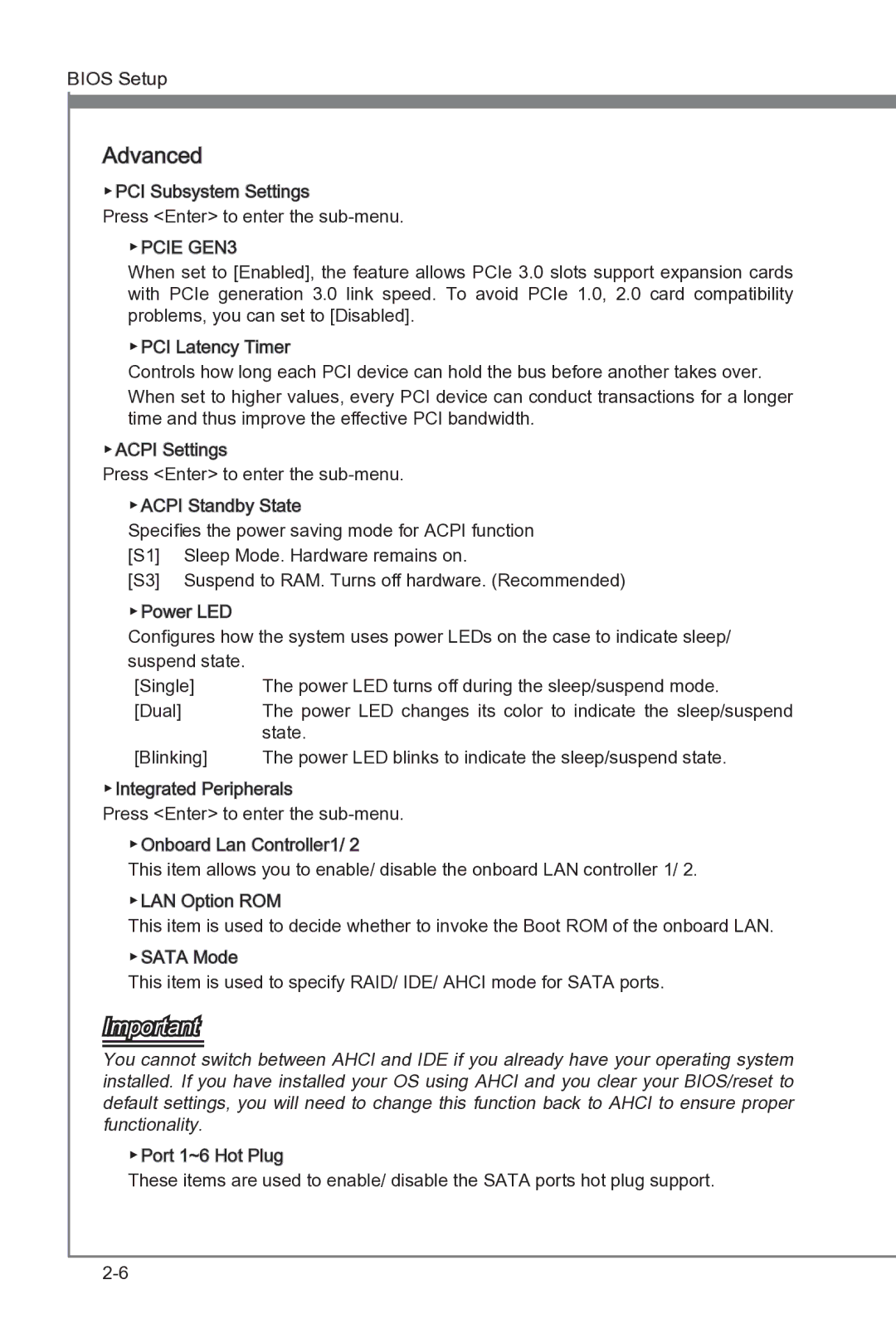 MSI Big Bang-XPower II manual Advanced, Pcie GEN3 