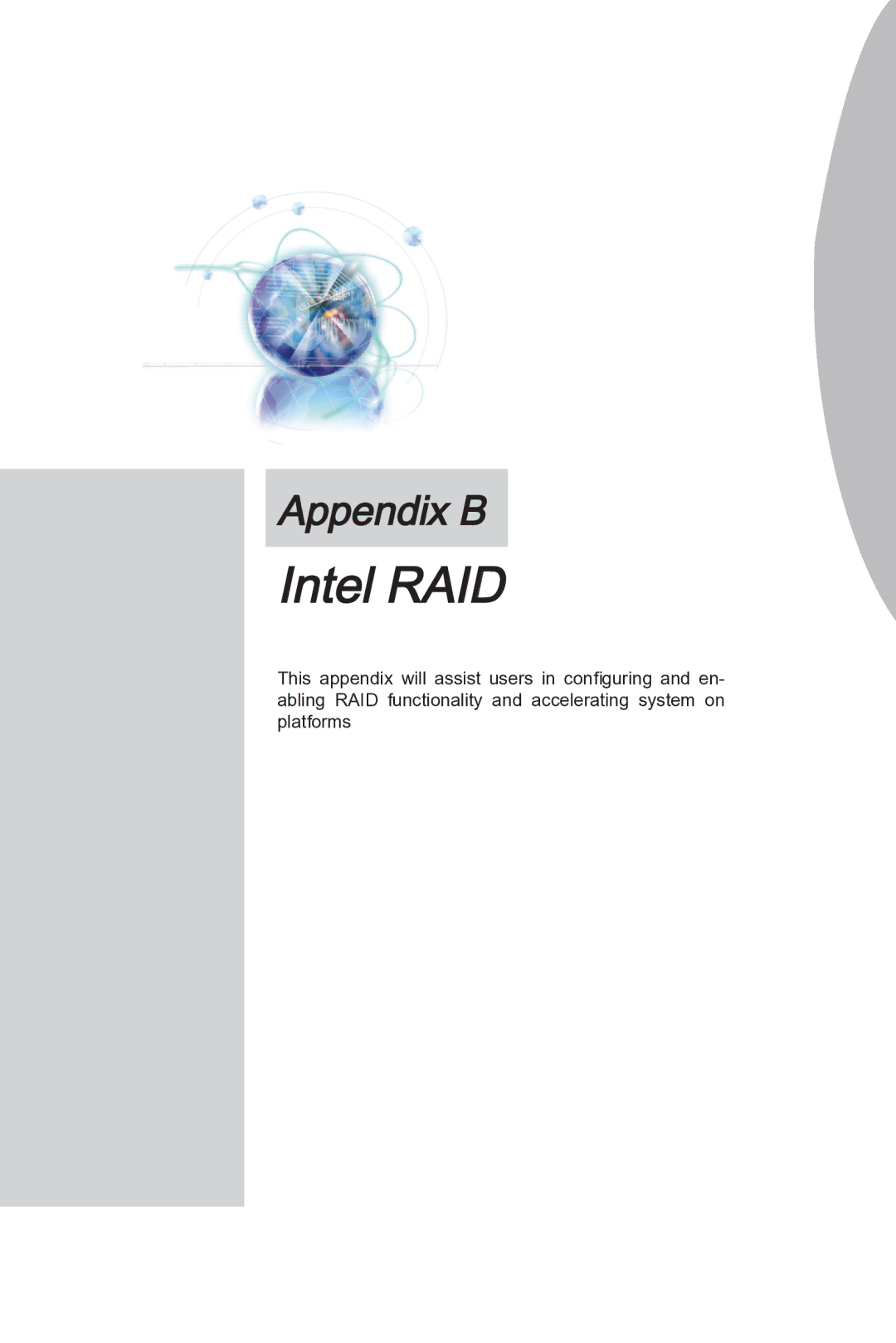 MSI Big Bang-XPower II manual Intel RAID 