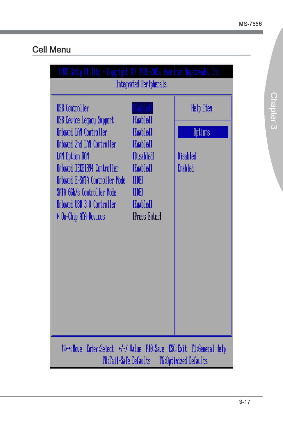 MSI Big Bang-XPower manual Cell Menu 