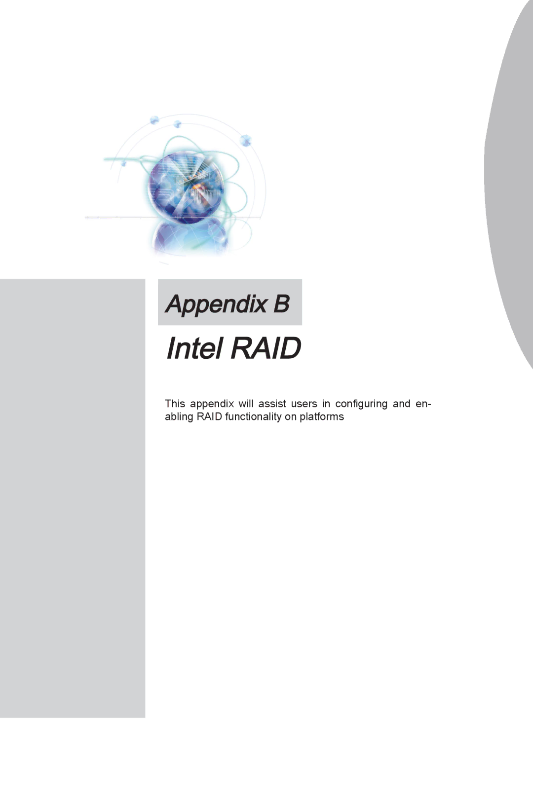 MSI Big Bang-XPower manual Intel RAID 