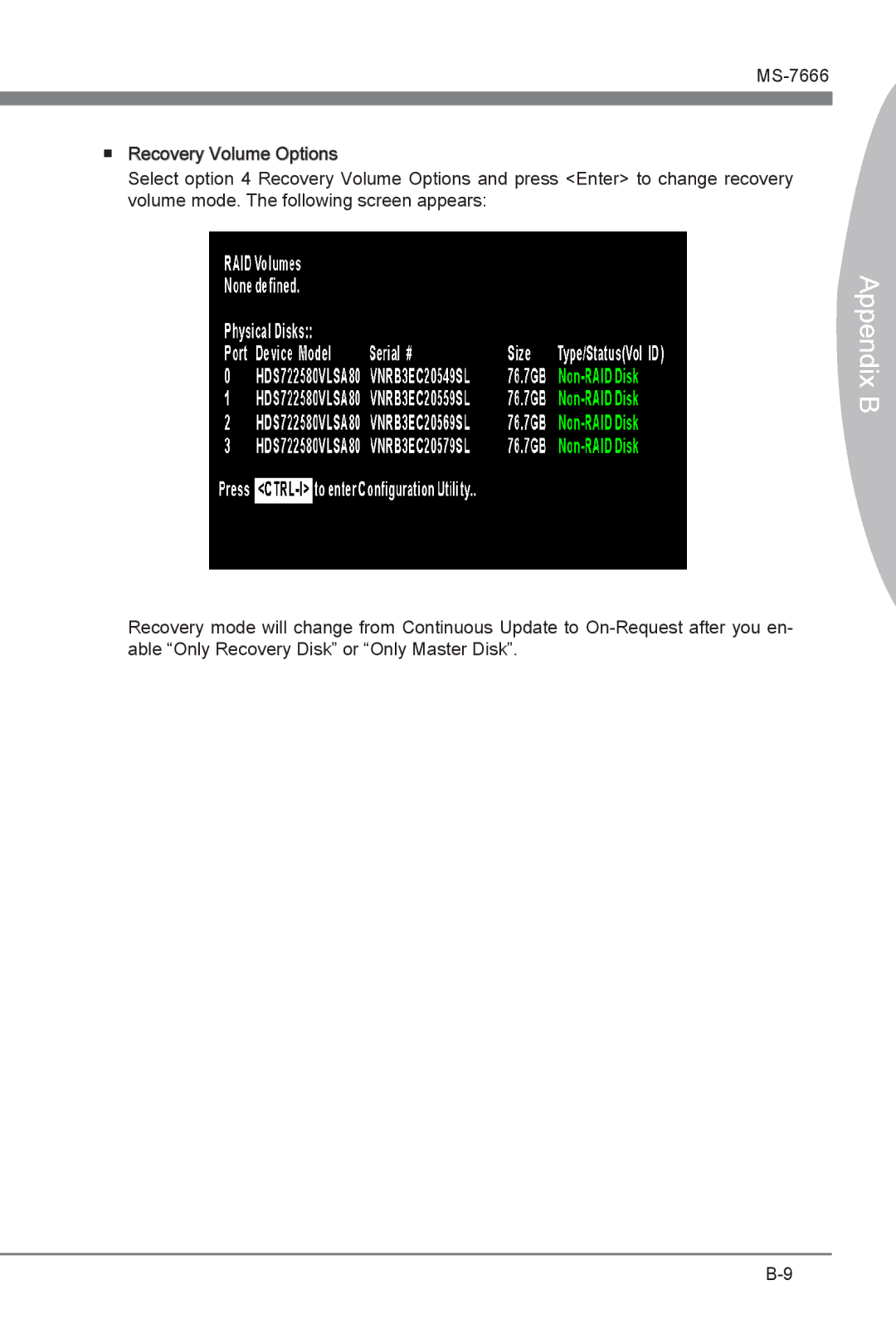 MSI Big Bang-XPower manual Appendix B 