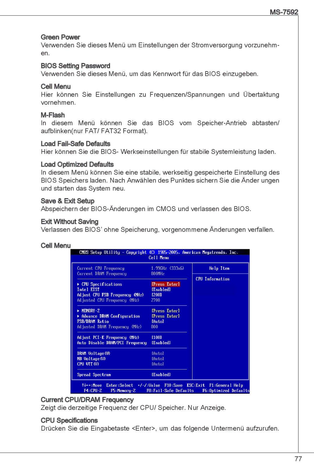 MSI G41M-E43 manual 