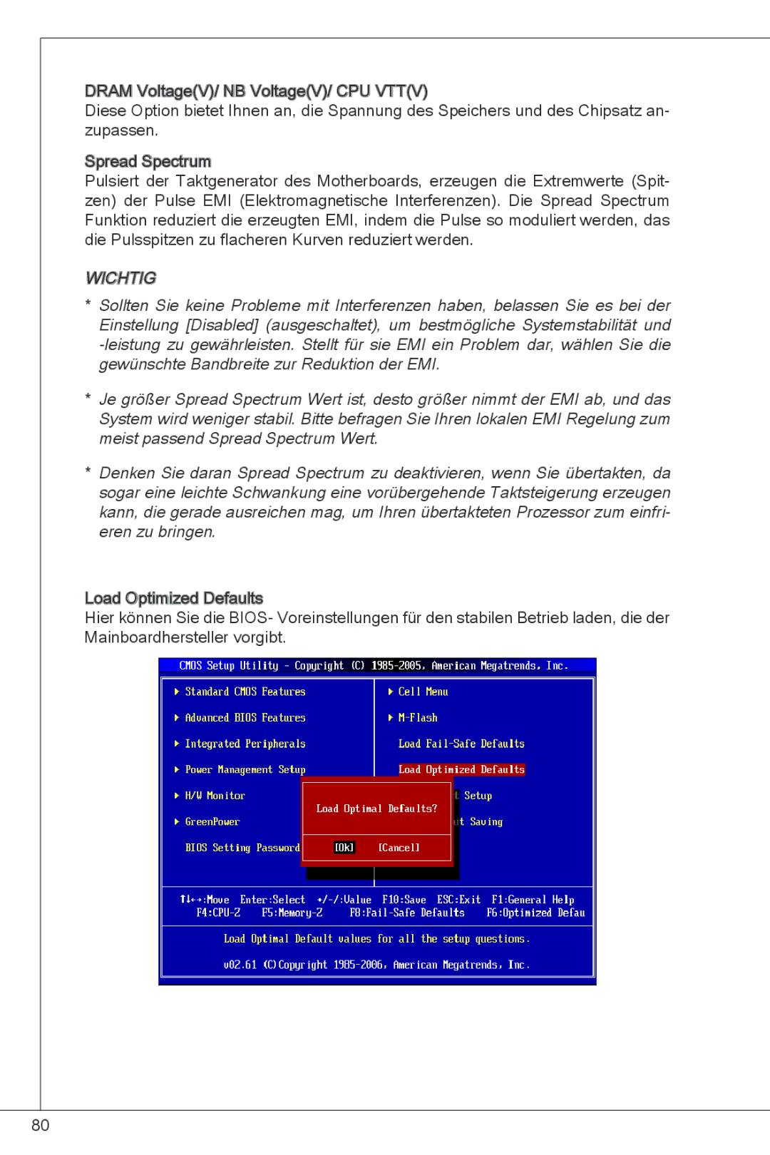 MSI G41M-E43 manual Wichtig 