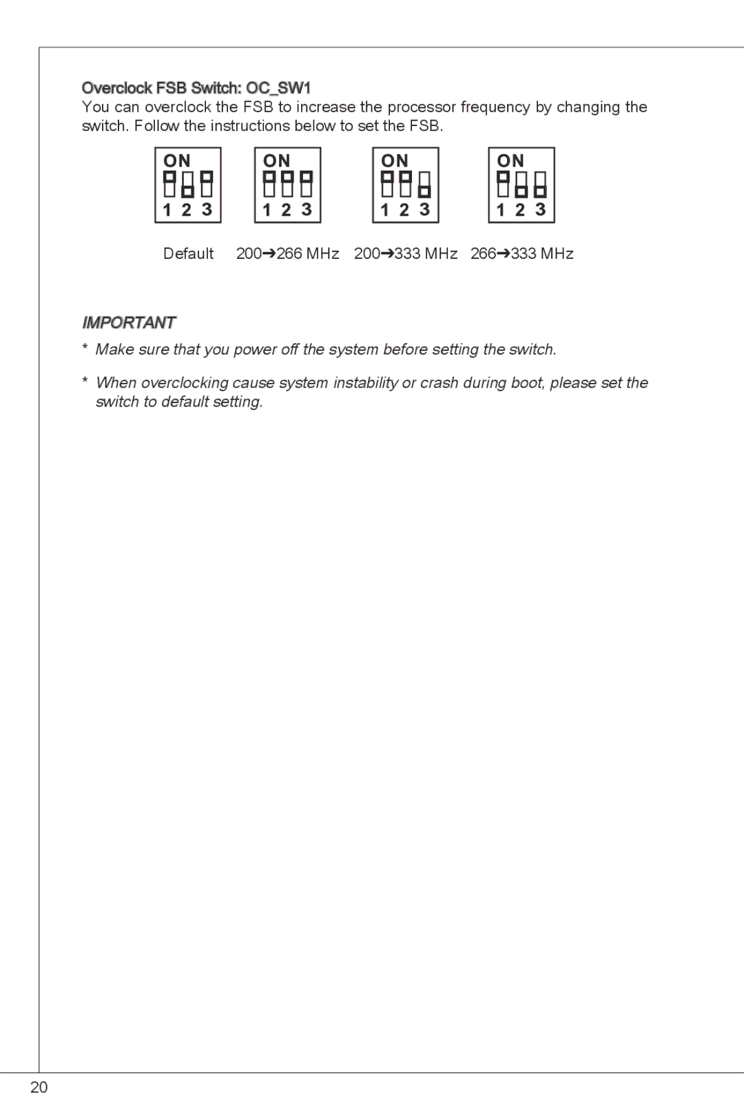 MSI G41M-P23 manual 