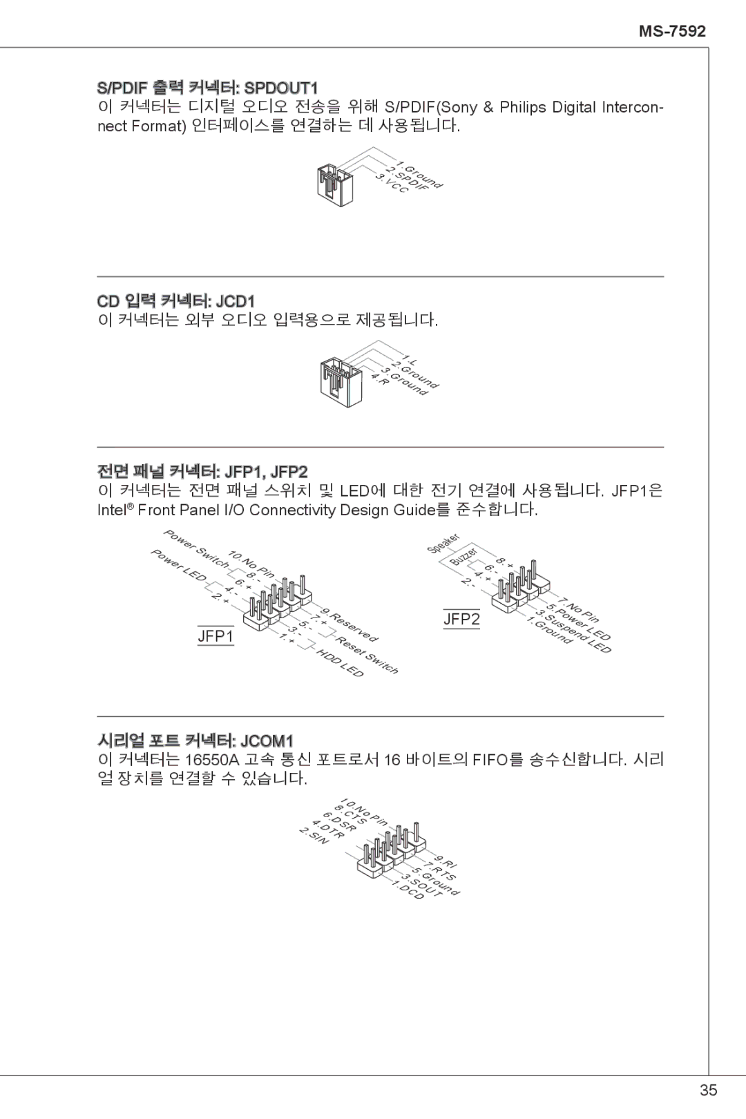 MSI G41M-P23 manual JFP1 