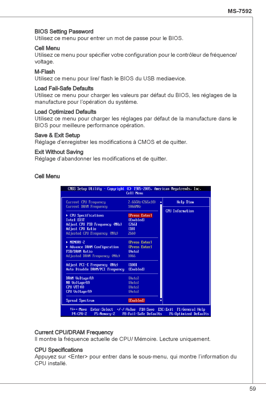 MSI G41M-P23 manual MS-7592 