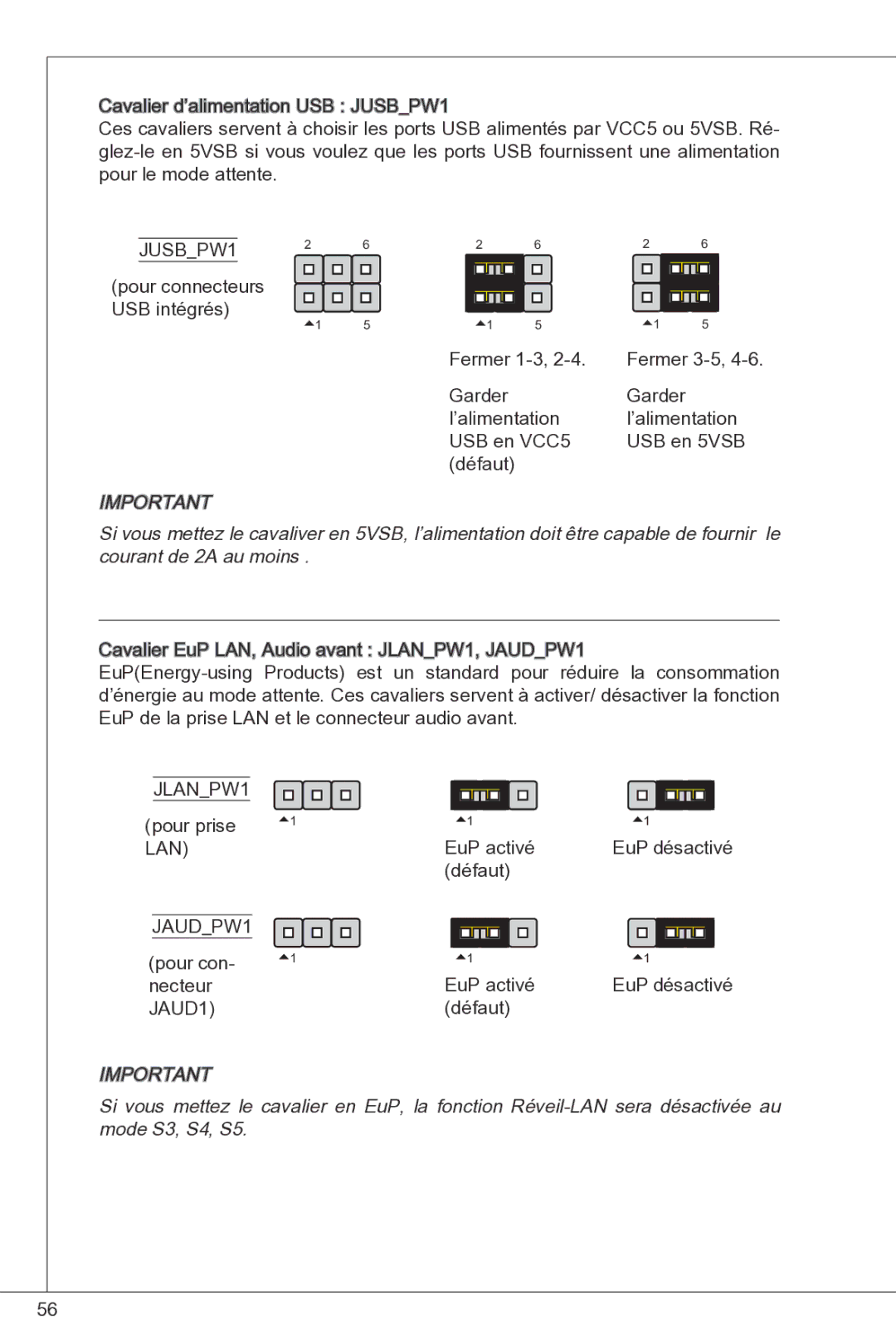 MSI G41M-P33 Combo manual Pour prise LAN 