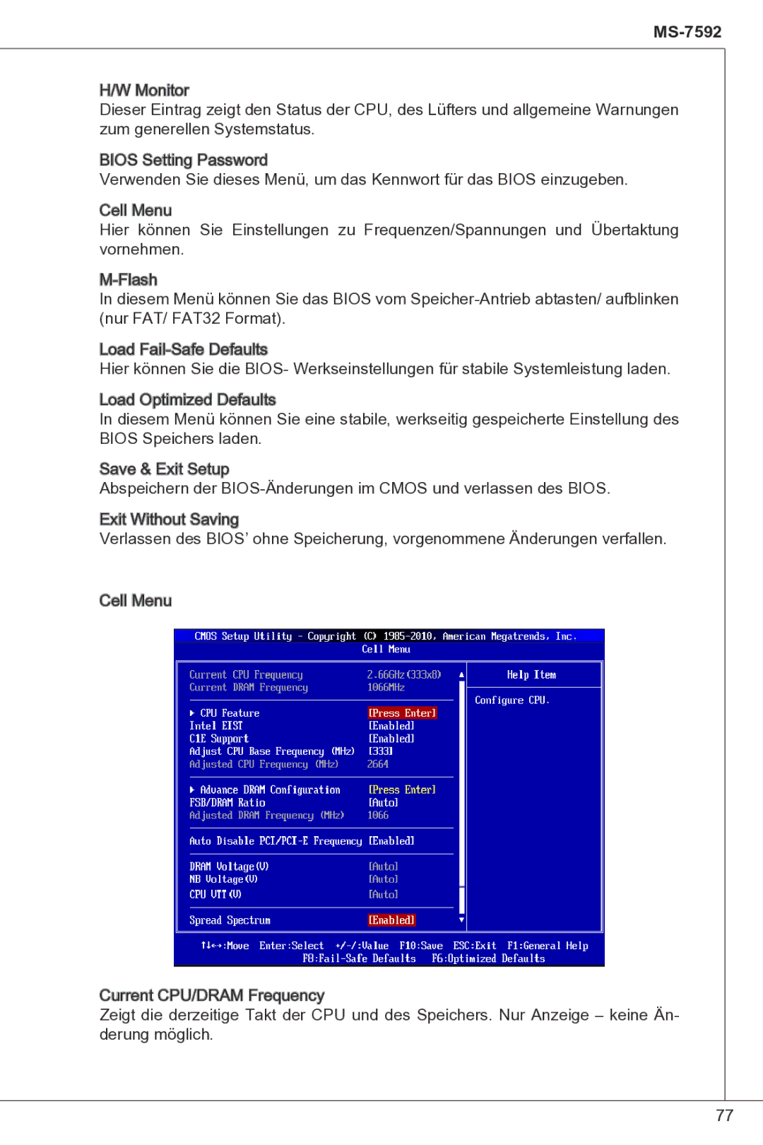 MSI G41M-P33 Combo manual MS-7592 