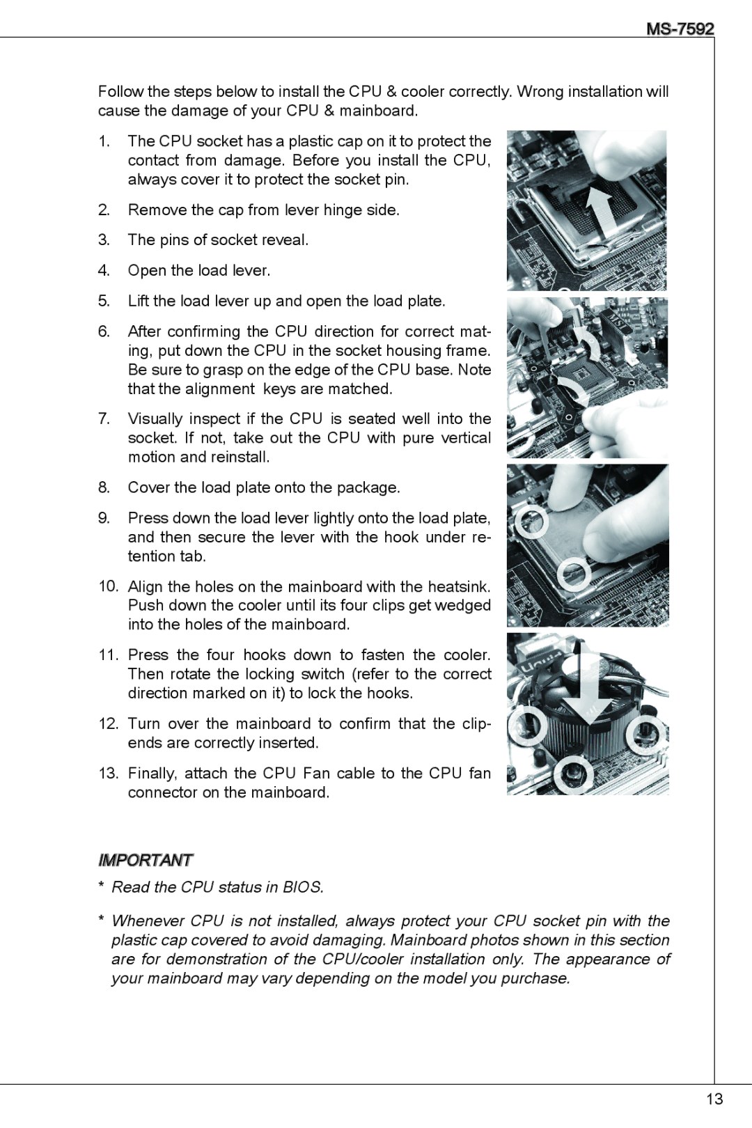 MSI G41M4-F manual 