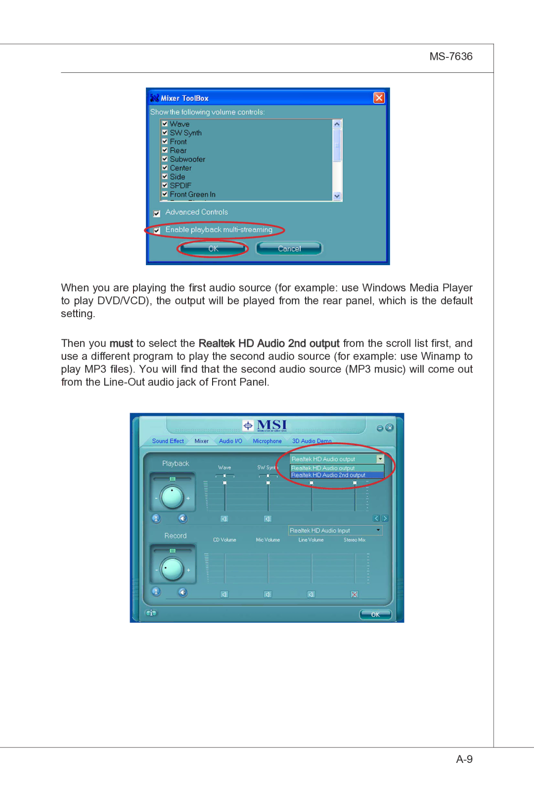 MSI H55M-P33 manual 