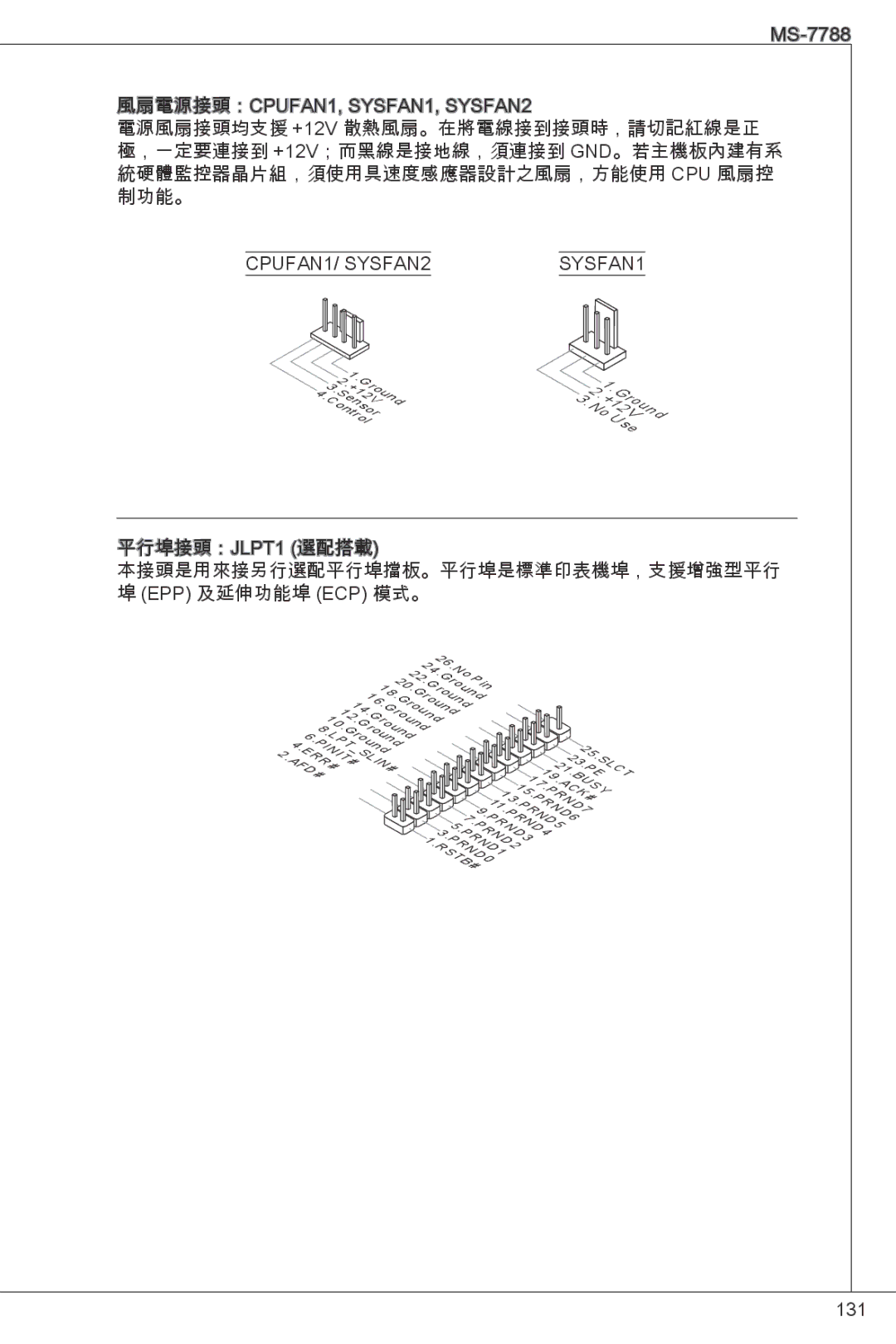 MSI H61M-P31/W8 manual 131 