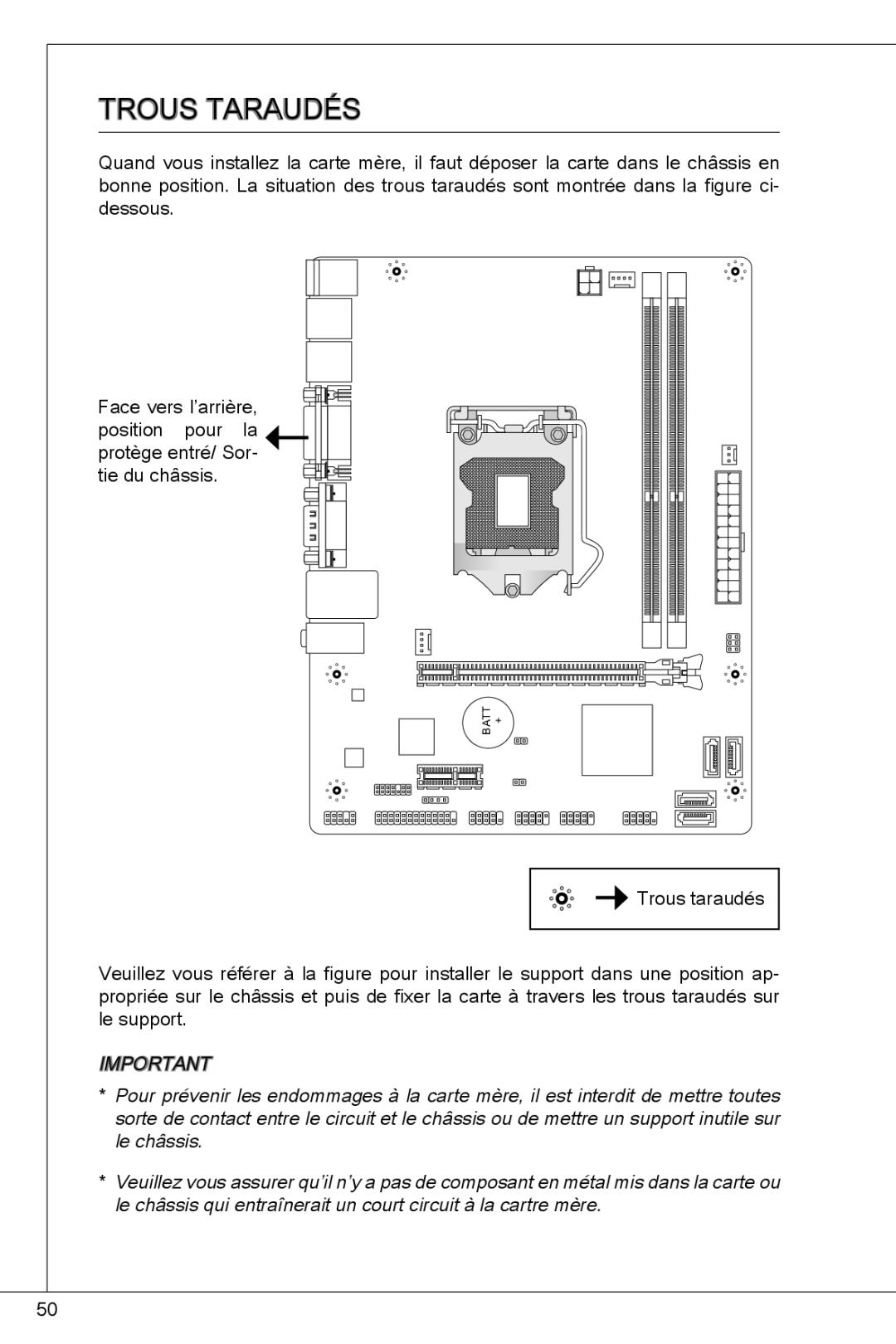 MSI H61M-P31/W8 manual TrouS TarauDéS 