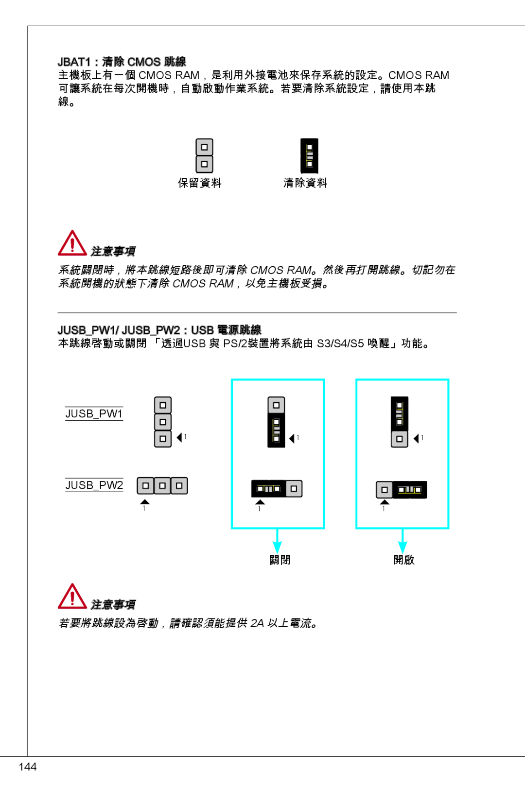 MSI H61M-P32/W8 manual 主機板上有一個 Cmos RAM，是利用外接電池來保存系統的設定。CMOS RAM 