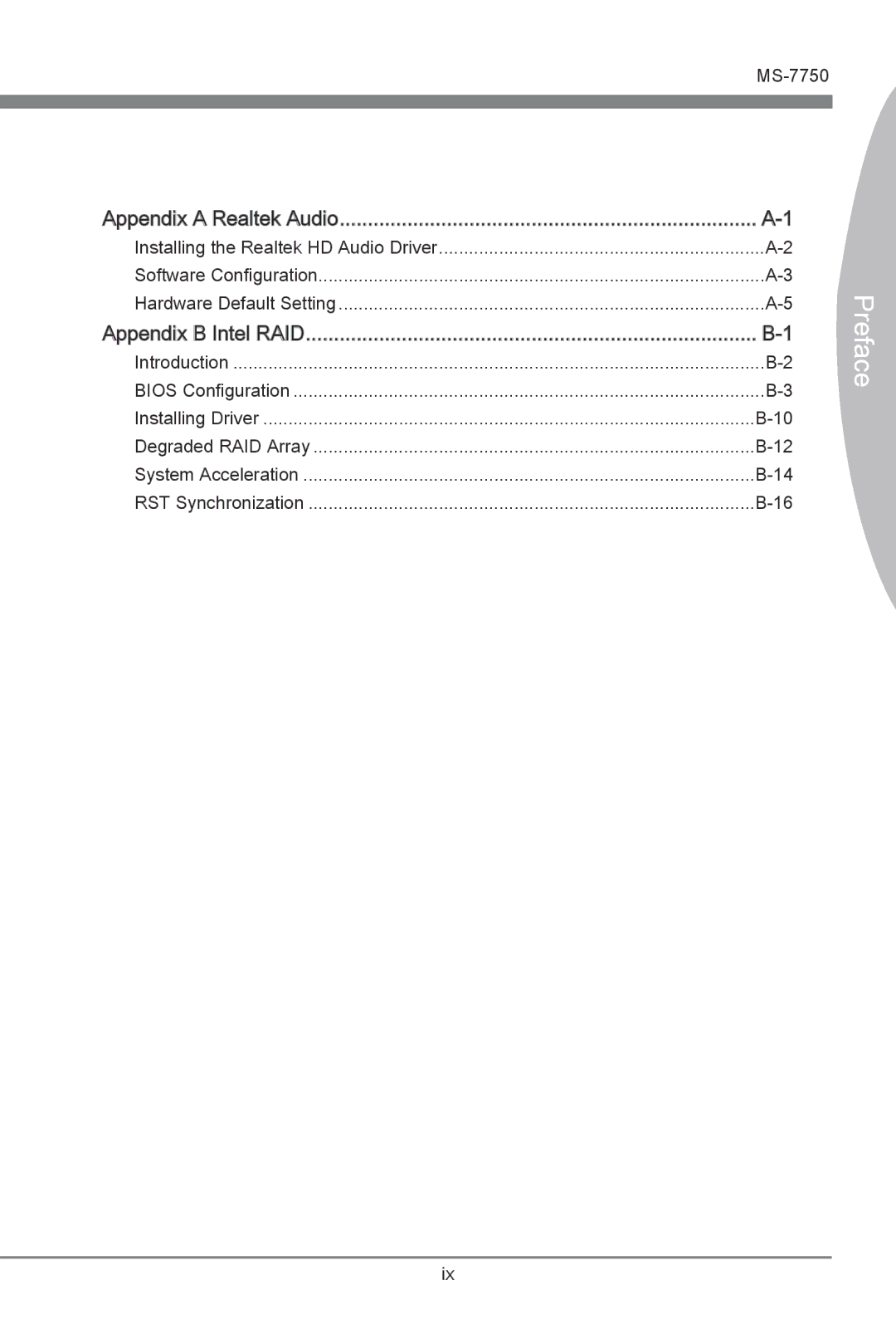 MSI H67A-G43 (B3) manual Appendix a Realtek Audio 