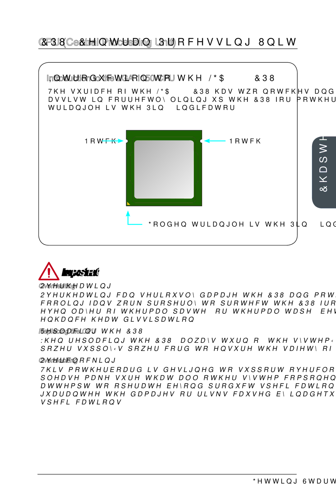 MSI H87M-G43 manual CPU Central Processing Unit, Introduction to the LGA 1150 CPU 