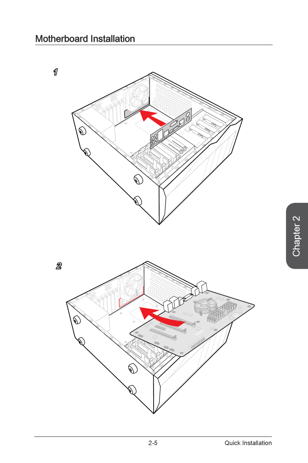 MSI H87M-G43 manual Motherboard Installation 