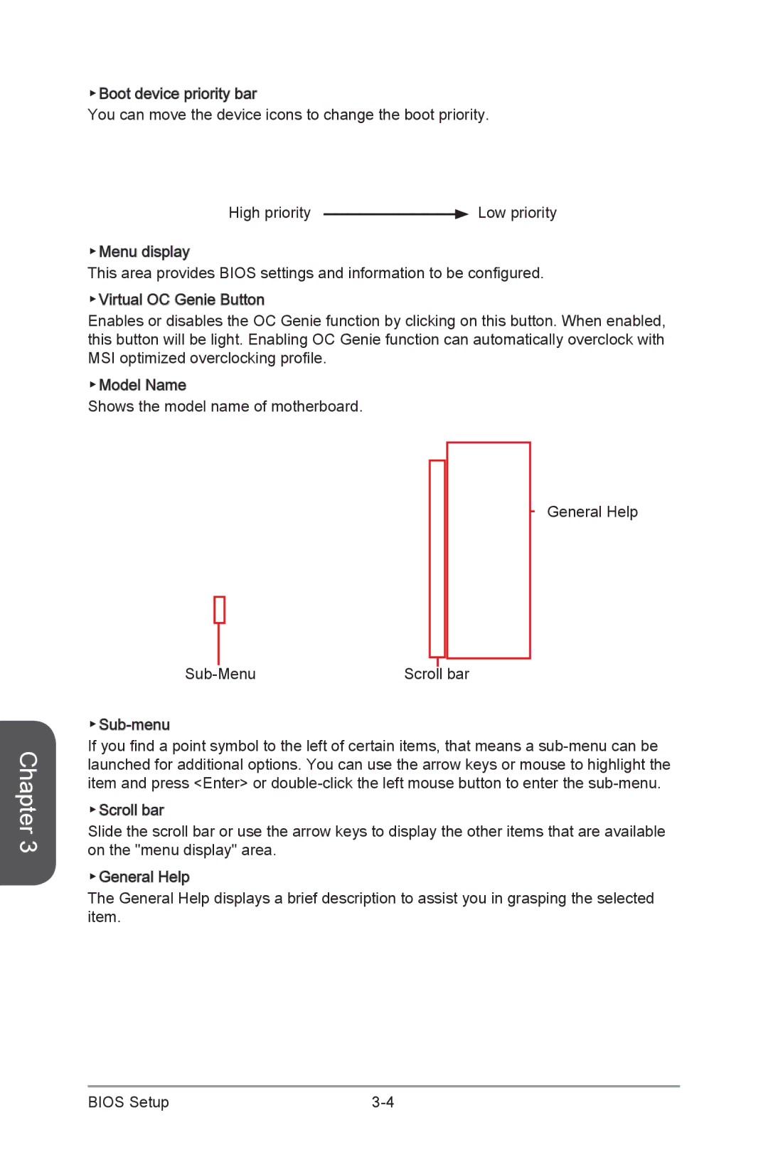 MSI H87M-G43 manual Bar 