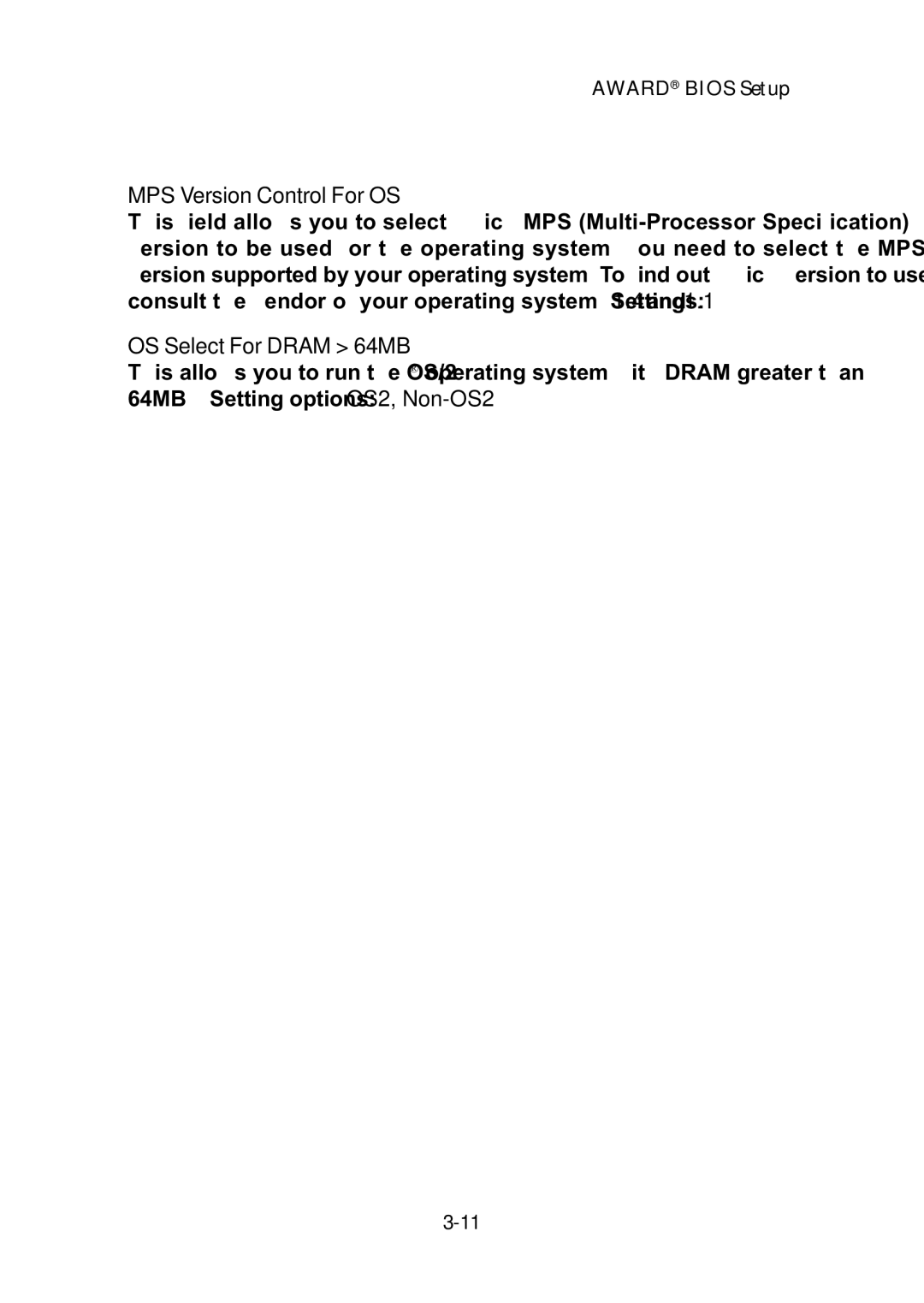 MSI ms-6382 manual MPS Version Control For OS 