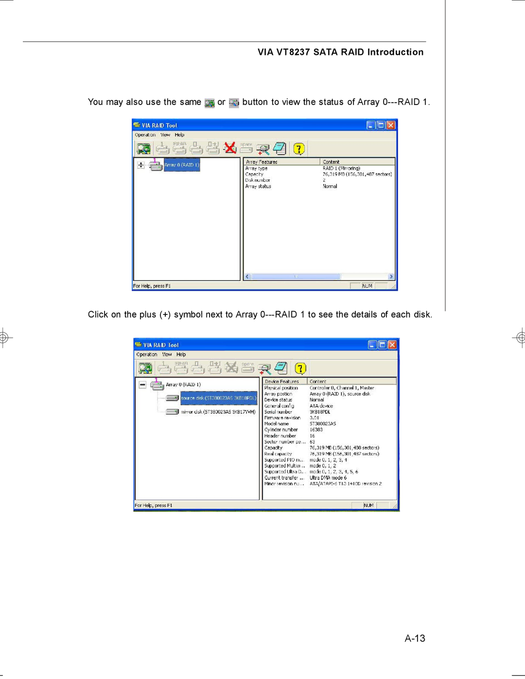 MSI MS-7255 manual VIA VT8237 Sata RAID Introduction 