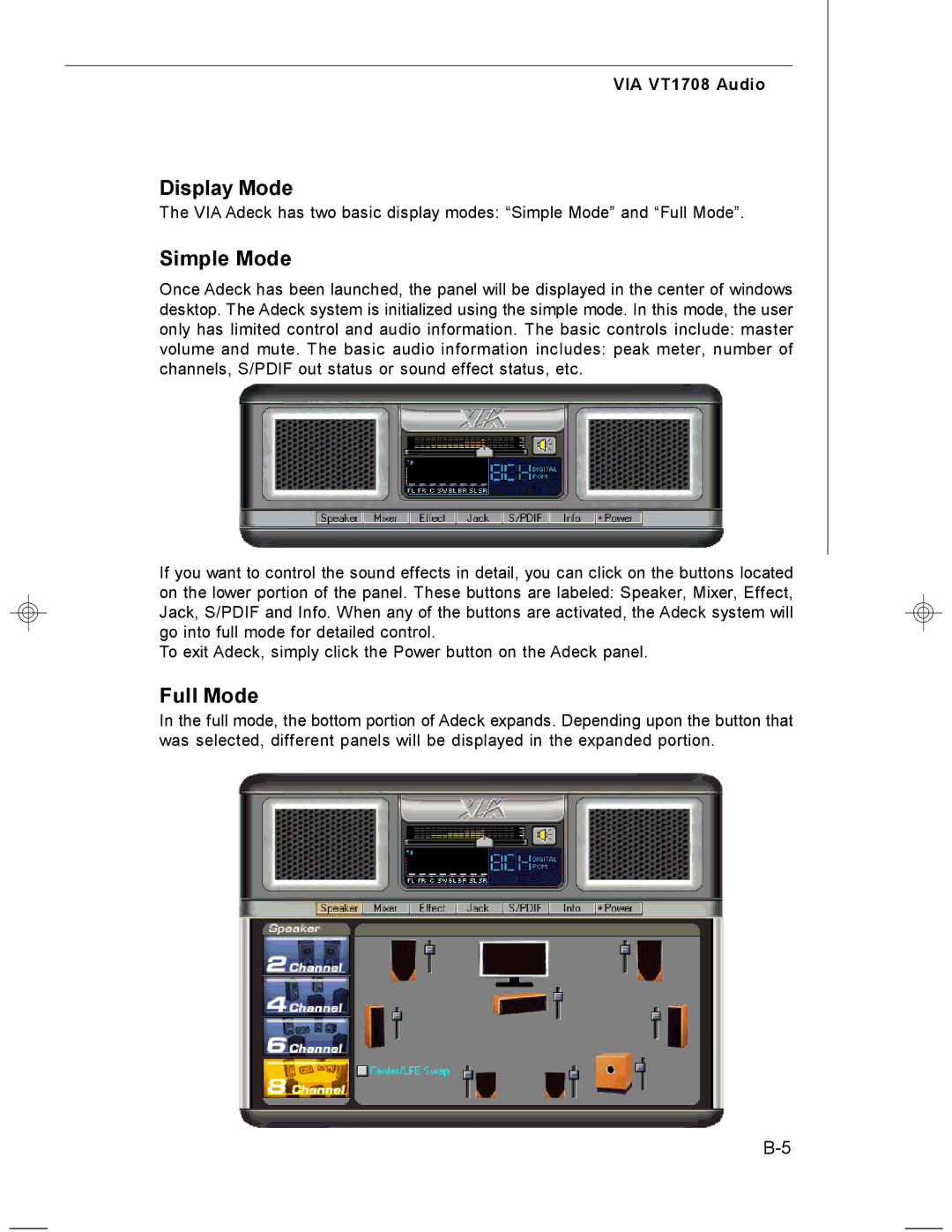 MSI MS-7255 manual Display Mode, Simple Mode, Full Mode 