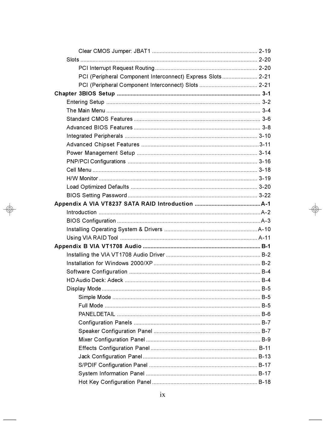 MSI MS-7255 manual Appendix a VIA VT8237 Sata RAID Introduction, Appendix B VIA VT1708 Audio 