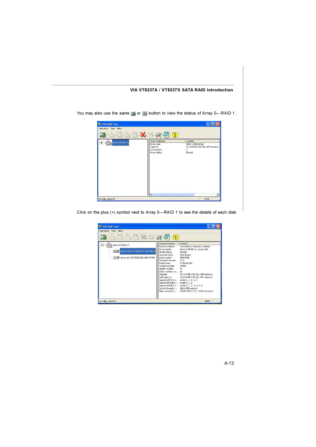 MSI MS-7255 manual VIA VT8237A / VT8237S Sata RAID Introduction 