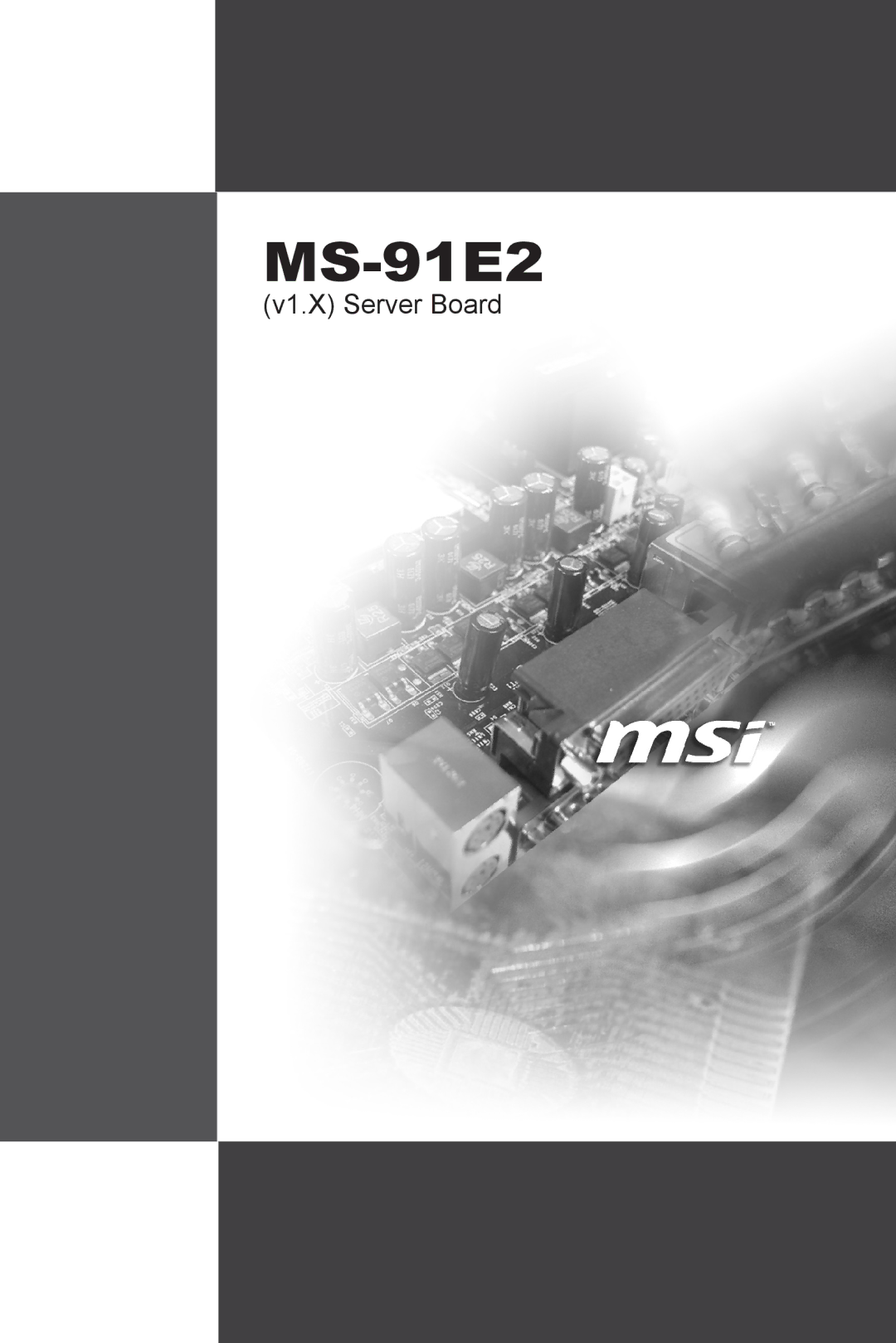 MSI MS-91E2 manual 