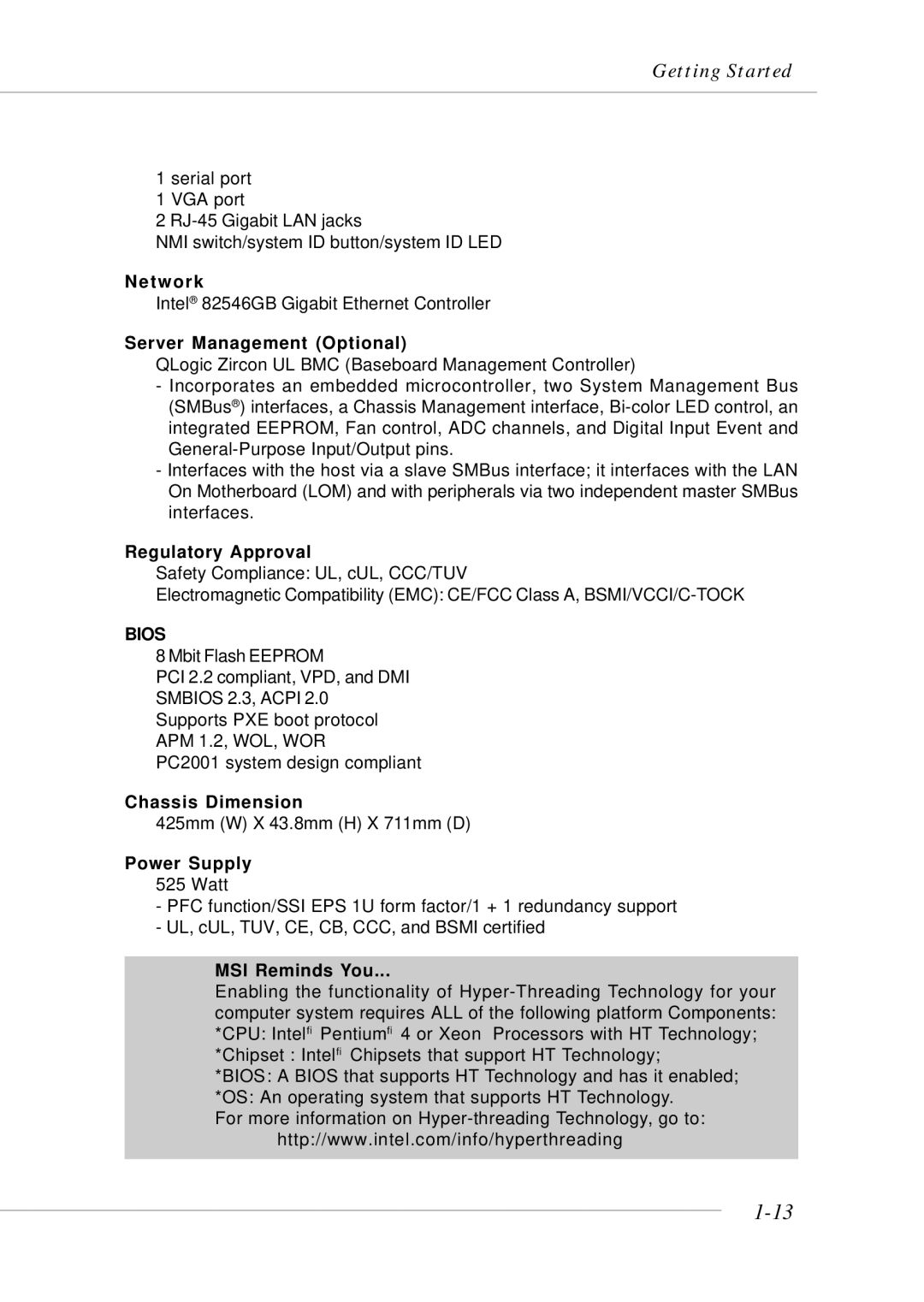 MSI MS-9246 manual Bios 