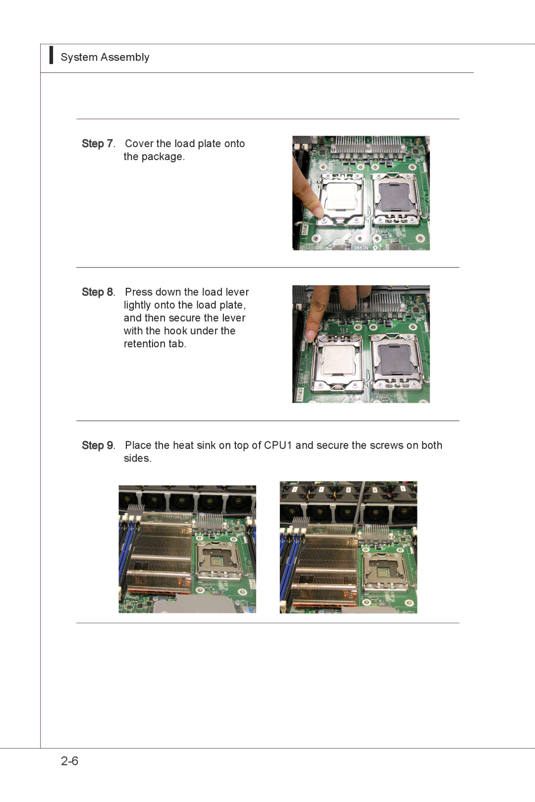 MSI MS-9297 manual 