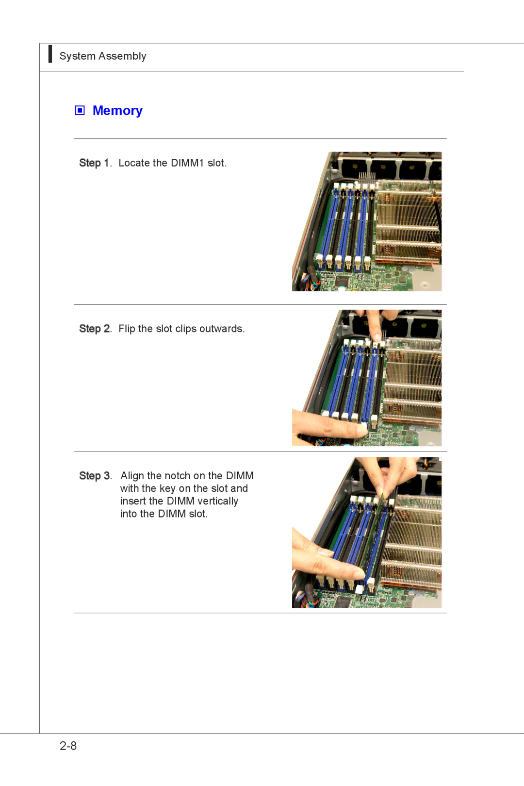 MSI MS-9297 manual  Memory 